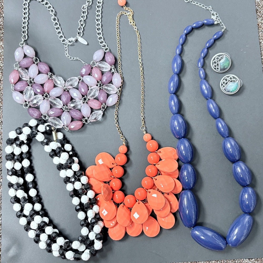 Boho Jewelry Bundle |‎ Statement Necklace Set | Colorful Lot